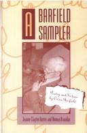 Cover of: A Barfield sampler: poetry and fiction