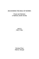 Cover of: Recovering the role of women by edited by Peter J. Haas.