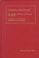 Cover of: Criminal procedure | Charles H. Whitebread