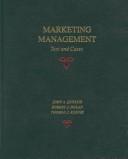 Cover of: Marketing management: text and cases