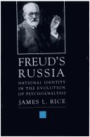 Cover of: Freud's Russia by Rice, James L.