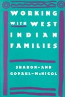 Cover of: Working with West Indian families