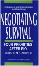 Negotiating survival by Richard N. Gardner