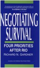 Cover of: Negotiating survival by Richard N. Gardner