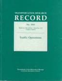 Cover of: Traffic operations.