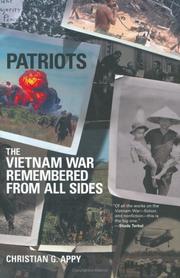 Cover of: Patriots by Christian G. Appy