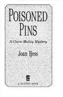 Cover of: Poisoned pins: a Claire Malloy mystery