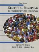Cover of: Statistical reasoning in psychology and education by Edward W. Minium