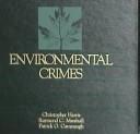 Cover of: Environmental crimes