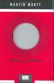 Cover of: Martin Luther by Marty, Martin E., Marty, Martin E.