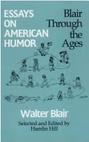 Cover of: Essays on American humor: Blair through the ages