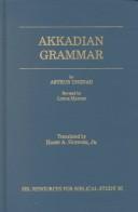 Akkadian grammar by Arthur Ungnad