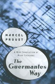 Cover of: The Guermantes way by Marcel Proust