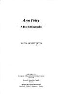 Cover of: Ann Petry: a bio-bibliography