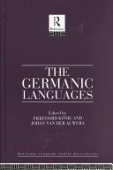 Cover of: The Germanic languages by edited by Johan van der Auwera and Ekkehard König.