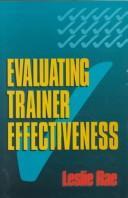 Cover of: Evaluating trainer effectiveness