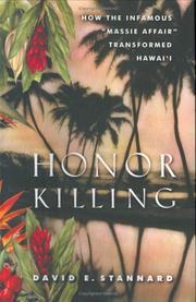 Cover of: Honor killing | David E. Stannard