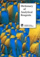 Cover of: Dictionary of analytical reagents