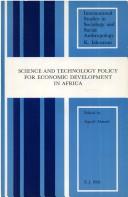 Science and technology policy for economic development in Africa by Aqueil Ahmad