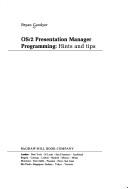 Cover of: OS/2 Presentation Manager Programming