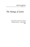 Cover of: The strategy of letters