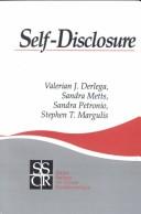Cover of: Self-disclosure by Valerian J. Derlega ... [et al.].