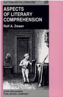 Cover of: Aspects of literary comprehension: a cognitive approach