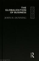 The globalization of business by Dunning, John H.