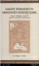 Cover of: Karaite separatism in nineteenth-century Russia | Joseph Solomon ben Moses Lutski