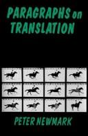 Paragraphs on translation by Peter Newmark