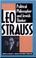 Cover of: Leo Strauss