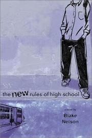 Cover of: The new rules of high school by Blake Nelson