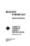 Cover of: Reagent chemicals by American Chemical Society