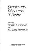 Cover of: Renaissance discourses of desire