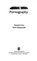 Cover of: Pornography | Daniel Linz