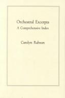 Cover of: Orchestral excerpts: a comprehensive index