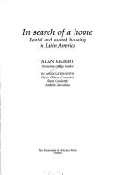Cover of: In search of a home: rental and shared housing in Latin America