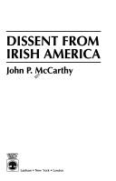 Cover of: Dissent from Irish America