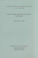 Should the Maastricht Treaty be saved? by Barry J. Eichengreen