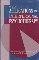 Cover of: New applications of interpersonal psychotherapy