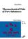 Cover of: Thermochemical data of pure substances