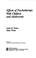 Cover of: Effects of psychotherapy with children and adolescents