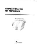 Cover of: Pharmacy practice for technicians