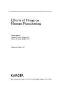 Cover of: Effects of drugs on human functioning