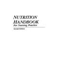 Cover of: Nutrition handbook for nursing practice by Susan G. Dudek