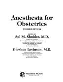 Cover of: Anesthesia for obstetrics