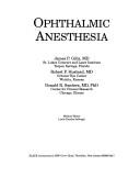 Cover of: Ophthalmic anesthesia
