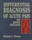 Cover of: Differential diagnosis of acute pain
