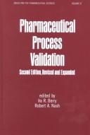 Cover of: Pharmaceutical process validation