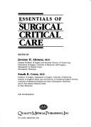 Cover of: Essentials of surgical critical care